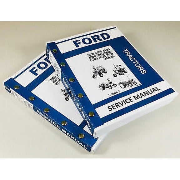 Ford 5600 6600 6700 7600 7700 Tractor Service Manual Technical Repair Shop