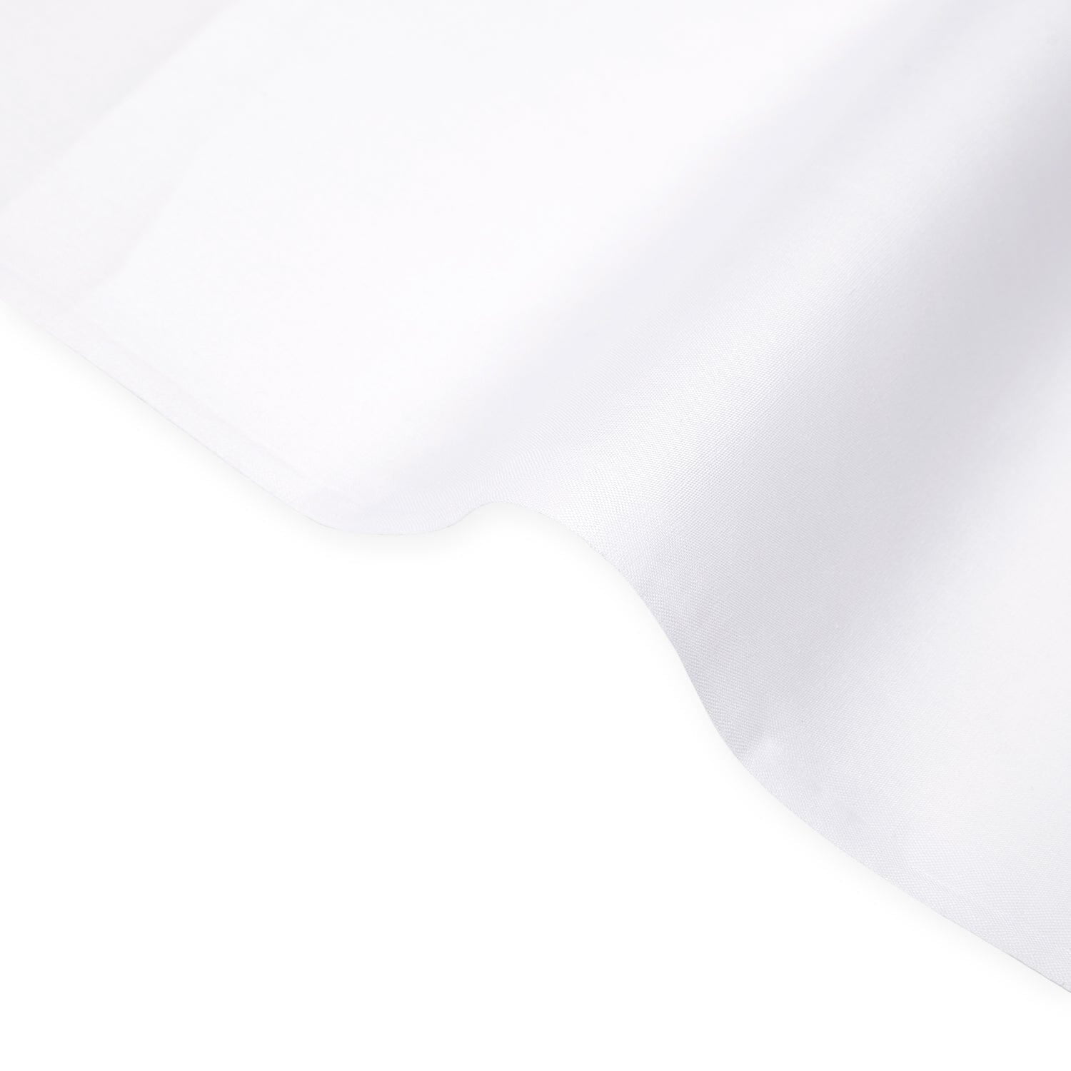 Cotton Broadcloth Fabric Lightweight Soft Solid Woven Polyester Blend By The Yard & Wholesale - White (10 Yards)