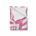 thumbnail image 2 of Jennifer Soft Flannel Fleece Throw Blanket, Most Popular Names for Newborn American Girls in Retro Design, Cozy Plush for Indoor and Outdoor Use, 50" x 60", Pale Pink and White, by Ambesonne, 2 of 6