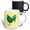 Multicolor, variant on 3drose, Print of Green Rooster on Yellow Dots, 11oz Magic Transforming Mug