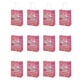 thumbnail image 1 of Bearachild 12 piezas de papel con lindo patrón y caramelo 12 piezas de papel ligero funcional con mango de color pieza de almacenamiento de Almacenamiento y organización del hogar NF-Y182, 1 of 6