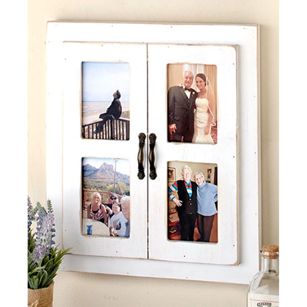 Rustic Window Collage FramesAntique White