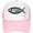 Pink, variant on Jesus Fish Trucker Hat Women Mesh Baseball Cap Cowboy Hat Men Dad Hat Adjustable Hat Snapback Hat Black