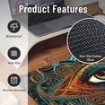 thumbnail image 2 of XMXT Non-Slip Gaming Mouse Pad, Persian Eye Print Mousepad Computer Keyboard Mats Desk Pads Office Decor Accessories, 15.8"x29.5", 2 of 8