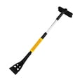 thumbnail image 1 of Cepillo raspador de hielo y nieve con rasqueta 2 en 1 Escoba de nieve resistente y extensible con Amarillo, 1 of 9