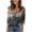 Khaki, variant on Cmfcve 3/4 Length Sleeve Womens Tops Dressy Casual Round Neck Summer Blouses Early Fall Fashion Spring Clothes