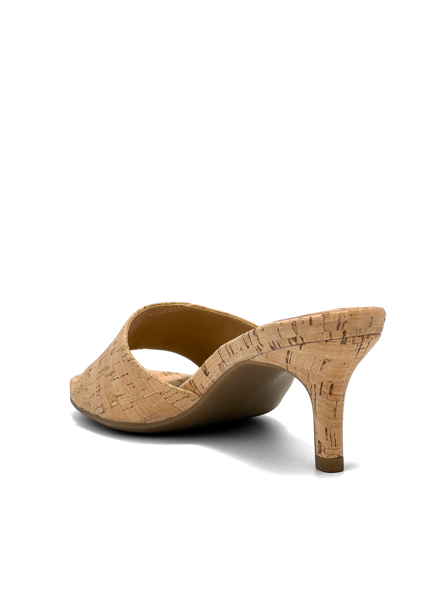 Aerosoles Women's Nea Kitten Heel Buckle Sandal Mules