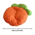 thumbnail image 3 of Carrot Shaped Pet Bed - Soft Plush Cushion for Rabbits, Hamsters & Sugar Gliders, Double Sided Nesting Pad Warm Bedding for Small Animals, 3 of 8