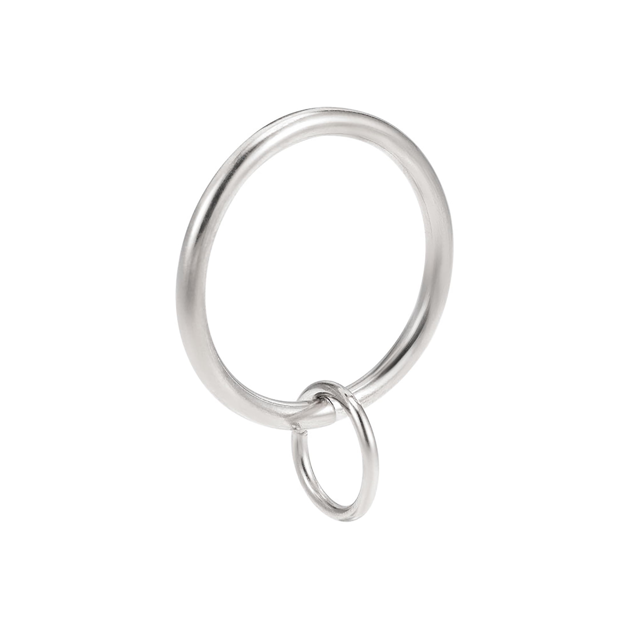 Uxcell Metal 32mm Inner Dia Silver Tone Curtain Rings 14 Pack Walmart
