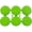 Lime - 6 Can, variant on Bits N Things Snap Off Reusable Beer Can Holder/Carrier Pack | 100% Recycled Plastic | 12 oz. or 16 oz. Can | USA Made | Brewery Homebrewing Beverage Canner - Pack of 20 (Black Hollow Ring, Six Can)