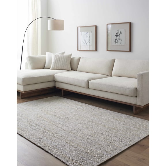 Hauteloom Adahy Jute Living Room, Bedroom Area Rug - 27" x 45"