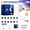 #02, variant on HD Smart Dynamic 5D Holographic Night Light Projector, Galaxy Projector Night Light with 24 Films, USB Plug and Play Star Projector with 360° Flexible Gooseneck for Bedroom Ceiling