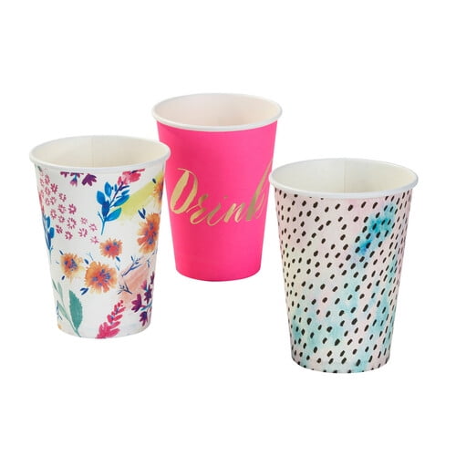 LARGE PAPER CUPS (12 COUNT)