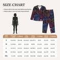 thumbnail image 6 of Disketp Pajamas Set Long Sleeve Sleepwear Womens Button Down Nightwear Pj Sets-Colorful Shells, 6 of 9