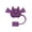 B, variant on Halloween Straw Cover Cap Silicone Reusable Dust Proof Straw Topper 10mm for 0.4 Inch Straws Pumpkin Cat Shape 4 Pack