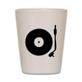 thumbnail image 1 of CafePress - Vinyl Record Turntable - White Shot Glass, Unique and Funny Shot Glass, 1 of 1
