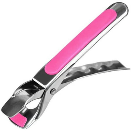 

Stainless Steel Anti-scalding Clip Multifunctional Kitchen Food Tongs Pink