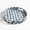 Navy Blue-Round, variant on 16"x12" Capiz Shell Decorative Serving Tray With Handles