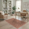 thumbnail image 2 of ODIKA Leopard Cheetah Print Spotted Boho Border Zebra Decoration Pink Flowing Dynamic for Dorm Room, Small Living Apartment, Stain Resistant Low Profile, 2 of 7