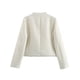 thumbnail image 3 of Chaquetas y abrigos casuales de manga larga sin capucha Chaqueta corta casual para mujer Chaqueta casual con capucha de manga larga Top de poliéster para mujer, 3 of 6
