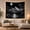 Black White Peaks, variant on Starry Night Mountain Lake in Moonlight, Tranquil Celestial Nature Landscape for Nature Lovers, Astronomy Wall Art, Christmas Gift Tapestry Wall Hanging for Bedroom, Living Room and Dorm