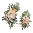 thumbnail image 1 of 2 guirnaldas de flores artificiales decorativas de peonía falsa rústica para boda Rosa rubor, 1 of 9