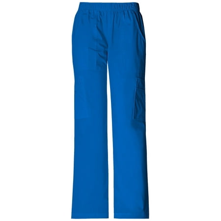 

Cherokee Workwear Core Stretch Women s Scrubs Pant Mid Rise Pull-On Cargo 4005