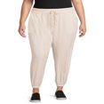 thumbnail image 1 of CHOK Women‘s Plus Size Soft Joggers, 1 of 5