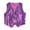 Purple, variant on Kids Party Sequins Waistcoat, Unisex Kids Dance Vest Hip-Hop Jazz Performance Vest Girls Sequin Performance Vest Youth Stage Performance Vest Party Sequins Vest, Red L
