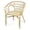 Natural, variant on Nevada Natural Rattan Dining Chair, Handmade Wicker Armchair, Boho Style Accent Seating for Dining Room or Living Space, Colonial Color
