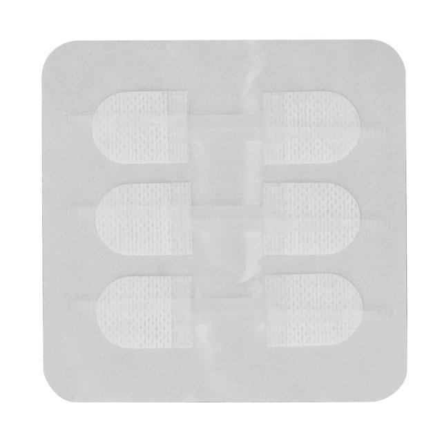 Lot de 3 pansements auto-adhésifs d'urgence pour plaies, sans points de suture, pour l'extérieur, blanc, 90 x 20 mm