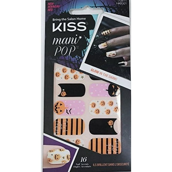 Kiss Mani Pop Nail Accents Halloween ~ Cobweb 70811