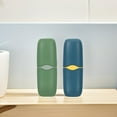 thumbnail image 4 of FRCOLOR 3pcs Travel Portable Toothbrush Holder Toothpaste Case Portable Container Organizer With Cover For Traveling Bathroom Business Camping School, 4 of 8