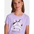 thumbnail image 4 of Reebok Girl's Sport Chic Graphic T-Shirt, Sizes 4-18, 4 of 7