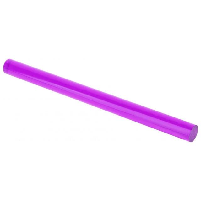 jinwen Acrylic Pool Cue Ferrule Billiard Accessories for Large Tip Sticks Solid Rod Purple