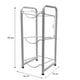 thumbnail image 3 of Estantería de 3 Niveles para Garrafones, Soporte de Acero Resistente y Desmontable para 3 Botellas  (Gris), 3 of 4