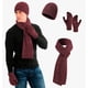 thumbnail image 2 of Gorro Bufanda Guante Conjunto Térmico Invierno Frio Unisex Modelo Rojo, 2 of 4