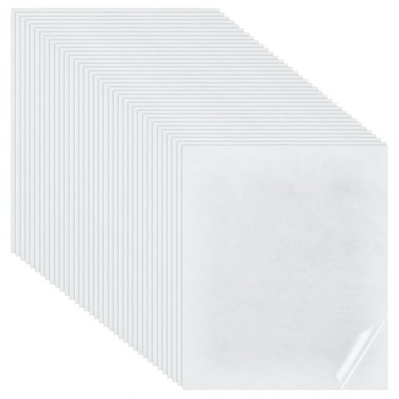 36 PCS Iron on Double Sided Adhesive Sheets 9.8x11 Inch Hot Melt Adhesive Film Patch Magic Fabric Repair Iron-on Patch