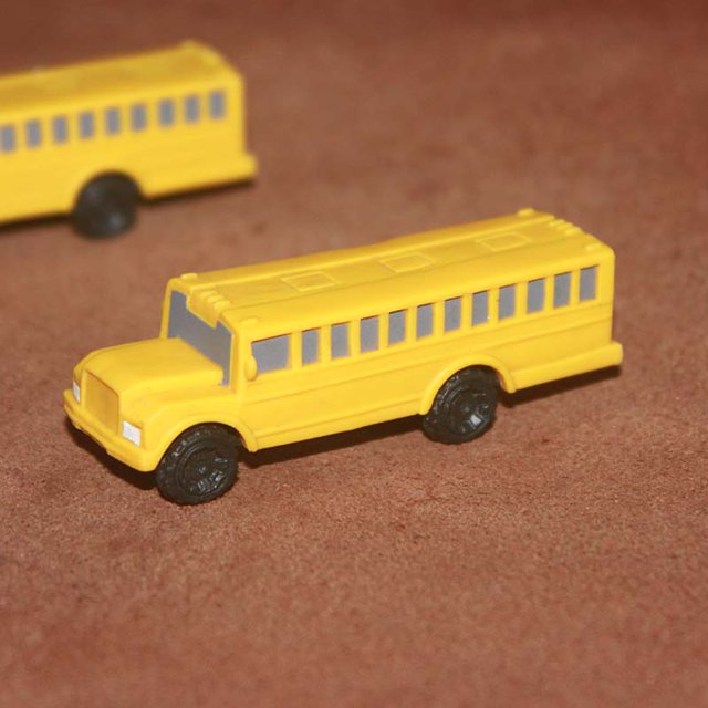 Anime Figure City School Bus Fairy Garden Miniature Accessories Decoration Car Action Figure Figurine Model Toys1 He Qiyong unisex