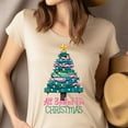 thumbnail image 4 of All Booked for Christmas T-Shirt | Funny Book Lover Holiday Reading Tee, CarolinaBlue, Size XL, 4 of 6