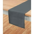 thumbnail image 2 of Linen Table Runner Dark Grey – 14 x 90 Inch, 100% Pure Linen Fabric Table Runner for Fall, Thanksgiving, Christmas, Holiday, Winter – Fete, Handcrafted from European Flax, 2 of 5