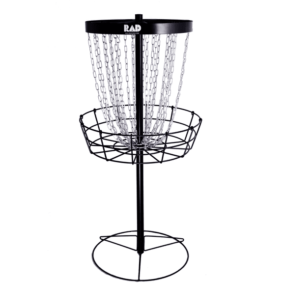 RAD Birdie Lite 24-Chain Disc Golf Basket - Black