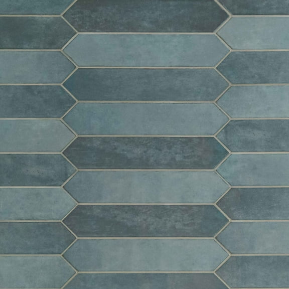 MSI Renzo Denim Picket 2.5 In. X 13 In. Glossy Ceramic Wall Tile (12.214 Sq. Ft./Case)