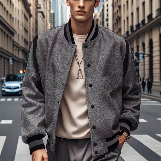 LOVZFMLL Vestes pour Hommes Mode Patchwork Cardigan à Boutons à Manches Longues à Capuche Veste Décontractée