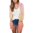 thumbnail image 1 of IMENGL Autumn winter gradient hooded cardigan, Orange L, Size M-2XL, 1 of 4