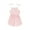 Pink, variant on Musuos Kid Girls Cute Summer Jumpsuit 1-5 Years Sleeveless Square Neck Floral Print Romper Shorts Toddler Casual Playsuit