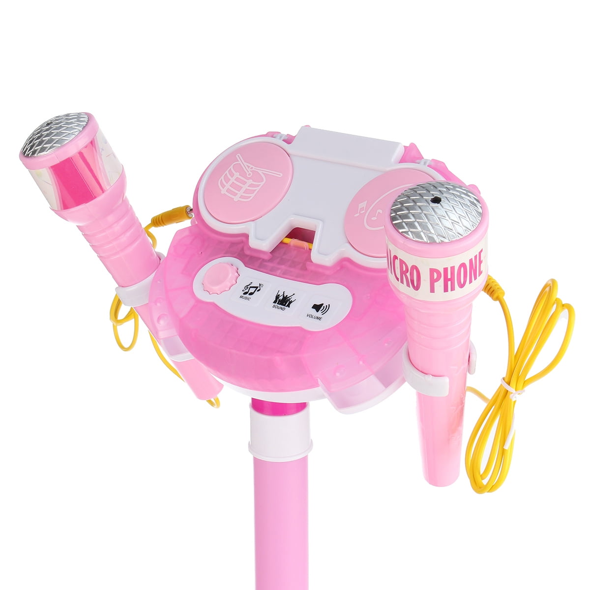 Adidome Kids Education Musical Toy Stand Type Music Microphone with Colorful Light Gift Pianos & Keyboards 