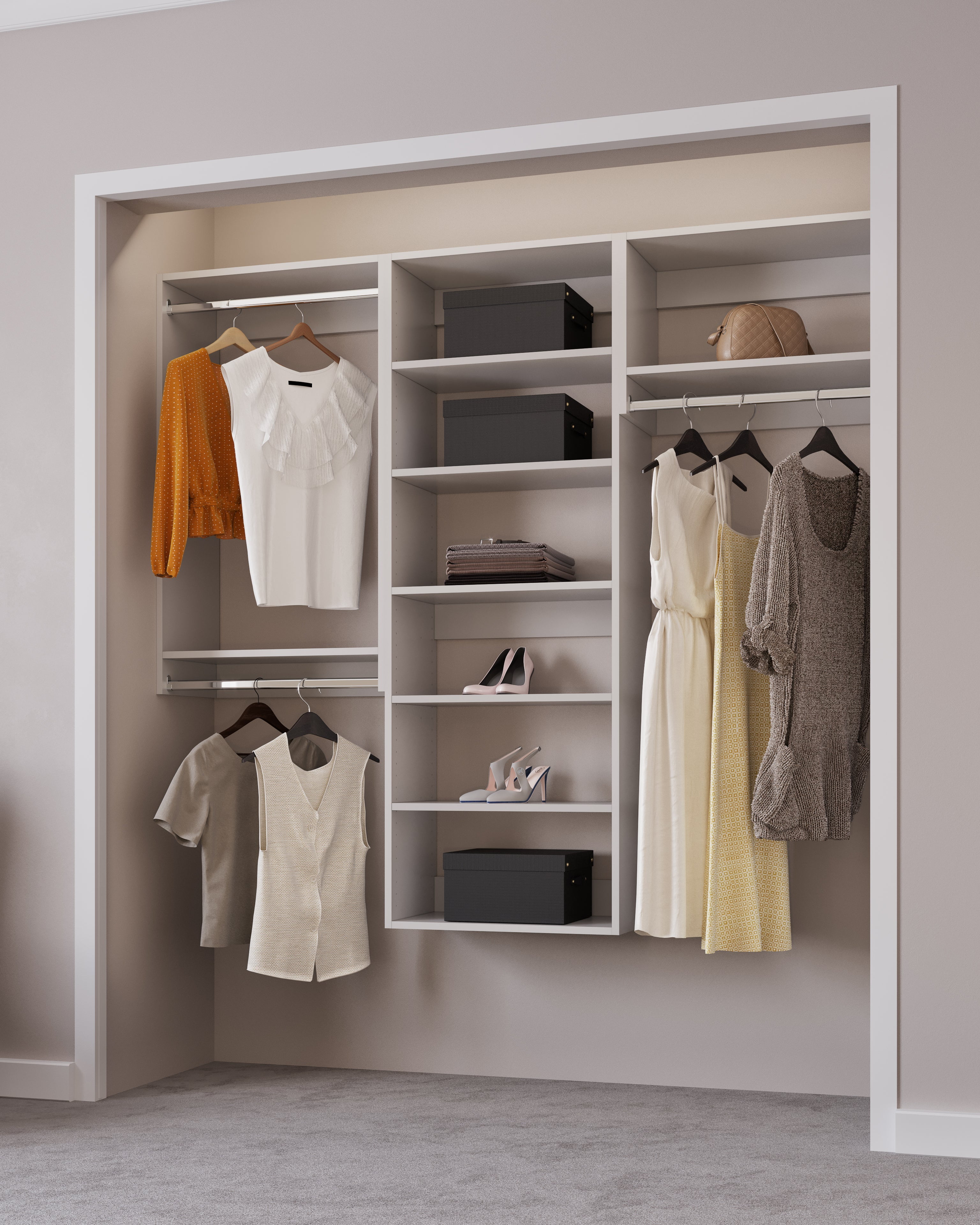 Buy Modular Closet System A Bedroom Organization and Storage System