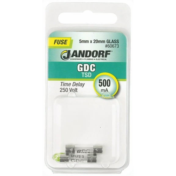 Jandorf Specialty Hardw Fuse Gdc .5A Time Delay 60673