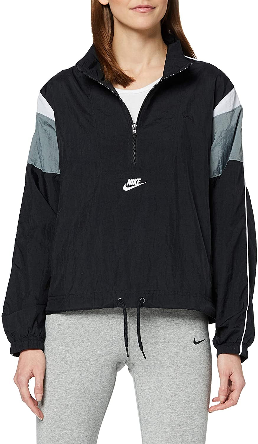 nike sportswear heritage fleece jacket